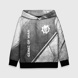 Детская толстовка Gears of War - grey gradient вертикально