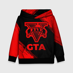 Детская толстовка GTA - red gradient