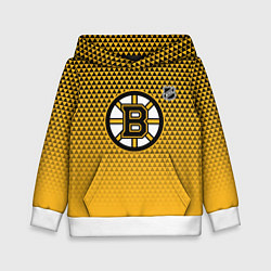 Детская толстовка Бостон Брюинз - паттерн треугольников