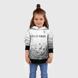 Толстовка-худи детская Sally Face - white gradient посередине, цвет: 3D-черный — фото 2