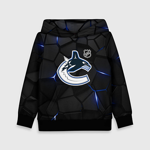 Детская толстовка Ванкувер Кэнакс - НХЛ хоккей / 3D-Черный – фото 1