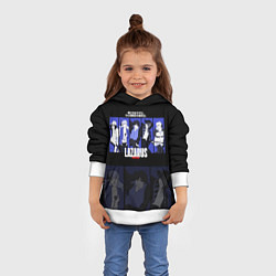 Толстовка-худи детская Lazarus, цвет: 3D-белый — фото 2