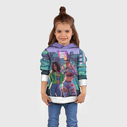 Толстовка-худи детская Риал даймз из Gta 6, цвет: 3D-белый — фото 2