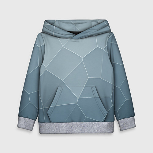 Детская толстовка Текстура из неровных плит / 3D-Меланж – фото 1