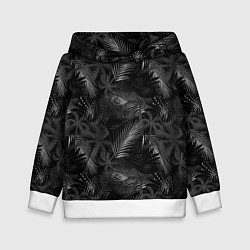 Детская толстовка Palm black and white