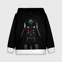 Толстовка-худи детская Дарт Вейдер - темный владыка ситх, цвет: 3D-белый