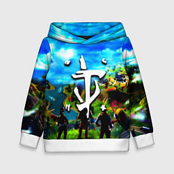 Детская толстовка Fortnite x doom logo