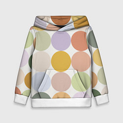 Детская толстовка Цветочный горошек