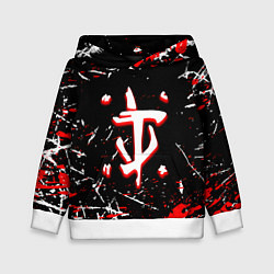 Детская толстовка Doom краски штрихи