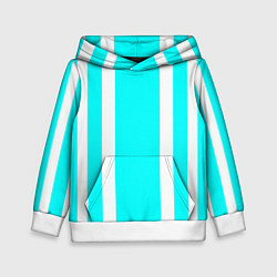 Детская толстовка Color blue white stripes