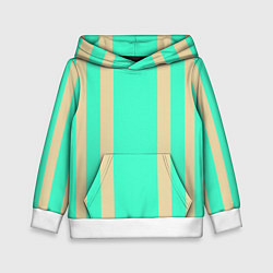 Детская толстовка Color blue beige stripes