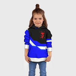 Толстовка-худи детская Doom sport geometry, цвет: 3D-белый — фото 2