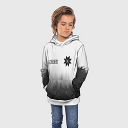 Толстовка-худи детская Лес - это мой храм, цвет: 3D-белый — фото 2