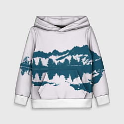 Детская толстовка Лес и озеро