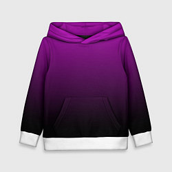 Детская толстовка Purple gradient
