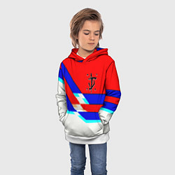 Толстовка-худи детская Doom geometry cyber sport, цвет: 3D-белый — фото 2