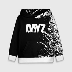 Толстовка-худи детская Dayz брызги красок, цвет: 3D-белый