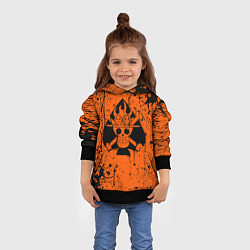 Толстовка-худи детская Эйс символ, цвет: 3D-черный — фото 2