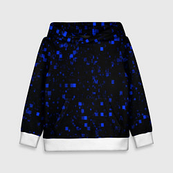 Толстовка-худи детская Color blue khaki, цвет: 3D-белый