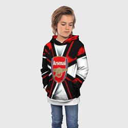 Толстовка-худи детская Arsenal umbrella corp, цвет: 3D-белый — фото 2