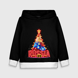 Толстовка-худи детская Christmas day, цвет: 3D-белый