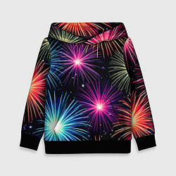 Детская толстовка Стилизованный праздничный салют