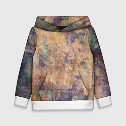 Детская толстовка Абстракция - pink marble with blue flecks