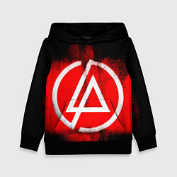 Толстовка-худи детская Linkin Park: Red style, цвет: 3D-черный