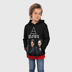 Толстовка-худи детская 30 seconds to mars, цвет: 3D-красный — фото 2