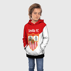 Толстовка-худи детская Sevilla FC, цвет: 3D-черный — фото 2