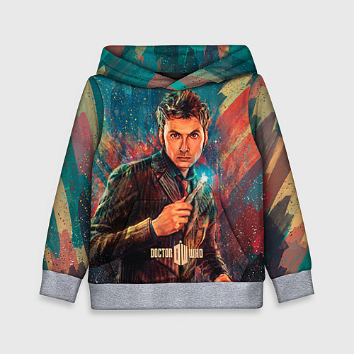 Детская толстовка Доктор кто / 3D-Меланж – фото 1