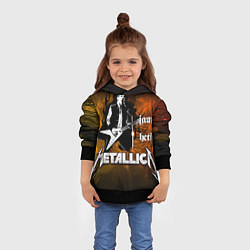 Толстовка-худи детская Metallica: James Hetfield, цвет: 3D-черный — фото 2
