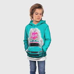Толстовка-худи детская 2 JZ GTE, цвет: 3D-белый — фото 2
