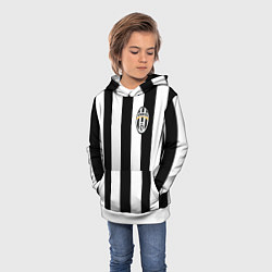 Толстовка-худи детская Juventus: Tevez, цвет: 3D-белый — фото 2