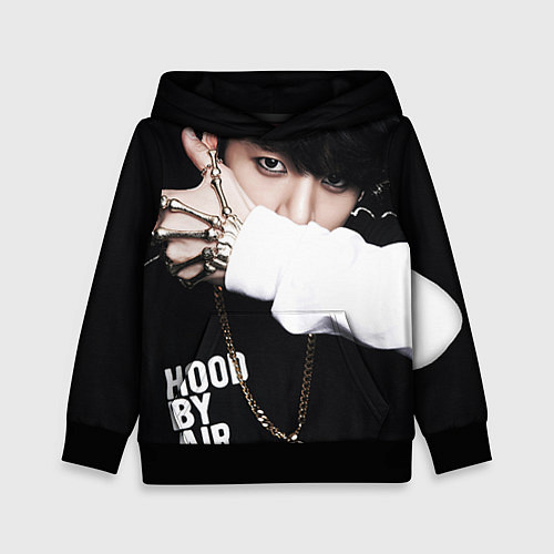 Детская толстовка BTS: Hood by air / 3D-Черный – фото 1