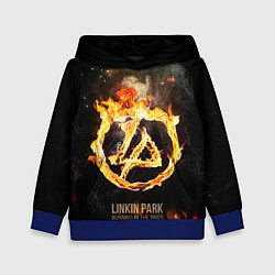 Толстовка-худи детская Linkin Park: Burning the skies, цвет: 3D-синий