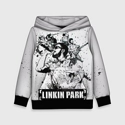 Толстовка-худи детская Linkin Park, цвет: 3D-черный
