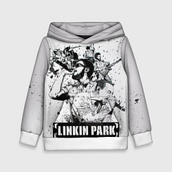 Толстовка-худи детская Linkin Park, цвет: 3D-белый