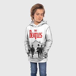 Толстовка-худи детская The Beatles: Break, цвет: 3D-белый — фото 2