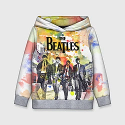 Толстовка-худи детская The Beatles: Colour Spray, цвет: 3D-меланж