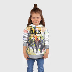 Толстовка-худи детская The Beatles: Colour Spray, цвет: 3D-меланж — фото 2