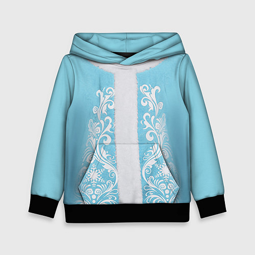 Детская толстовка Снегурочка / 3D-Черный – фото 1