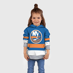 Толстовка-худи детская New York Islanders, цвет: 3D-меланж — фото 2