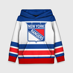 Толстовка-худи детская New York Rangers, цвет: 3D-красный