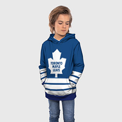 Толстовка-худи детская Toronto Maple Leafs, цвет: 3D-синий — фото 2