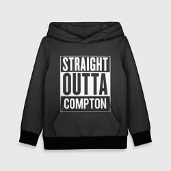 Толстовка-худи детская Straight Outta Compton, цвет: 3D-черный