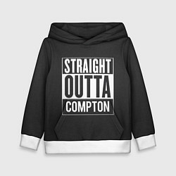 Толстовка-худи детская Straight Outta Compton, цвет: 3D-белый