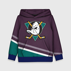 Толстовка-худи детская Anaheim Ducks Selanne, цвет: 3D-синий