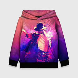Толстовка-худи детская Michael Jackson: Moon, цвет: 3D-черный