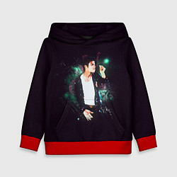 Толстовка-худи детская Michael Jackson, цвет: 3D-красный